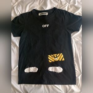 off-white mirror mirror T-shirt vintage label